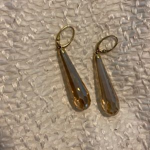 Swarovski big drop earings